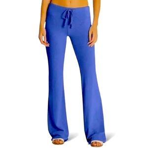 Wildfox Tennis Club Pants in Surf the Web Blue (Large)